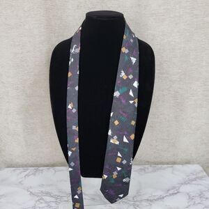 Corner Stone Vintage Geometric Patterned Tie Boys Or Youth
